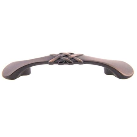 Crown 4-3/4" Braided Cabinet Pull with 3" Center to Center Oil Rubbed Bronze Finish CHP8306310B